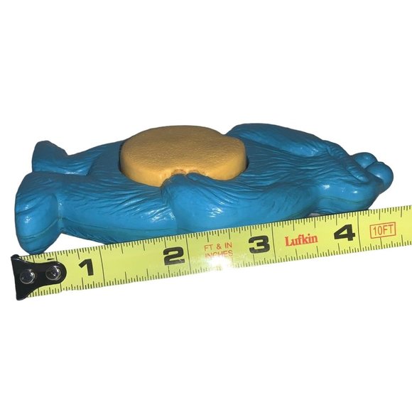 Vintage Cookie Monster Squeak/Rattle Toy 1979 - Picture 5 of 7